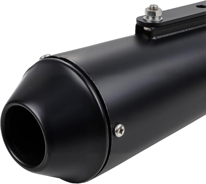 Universal-Auspuff Schalldämpfer Schalldämpfer Rohr 3,8 cm Einlass für klassische Motorrad Cafe Racer