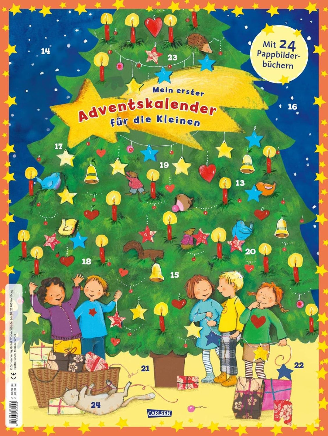 Mein erster Pixi Adventskalender für die Kleinen - mit 24 Pappbilderbüchern - 2021: Kurze Weihnachts