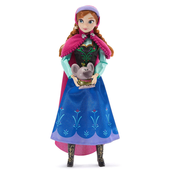 Disney Store Official - Die Eiskönigin - Anna - Klassische Puppe für Kinder - 30 cm/12" - Voll beweg