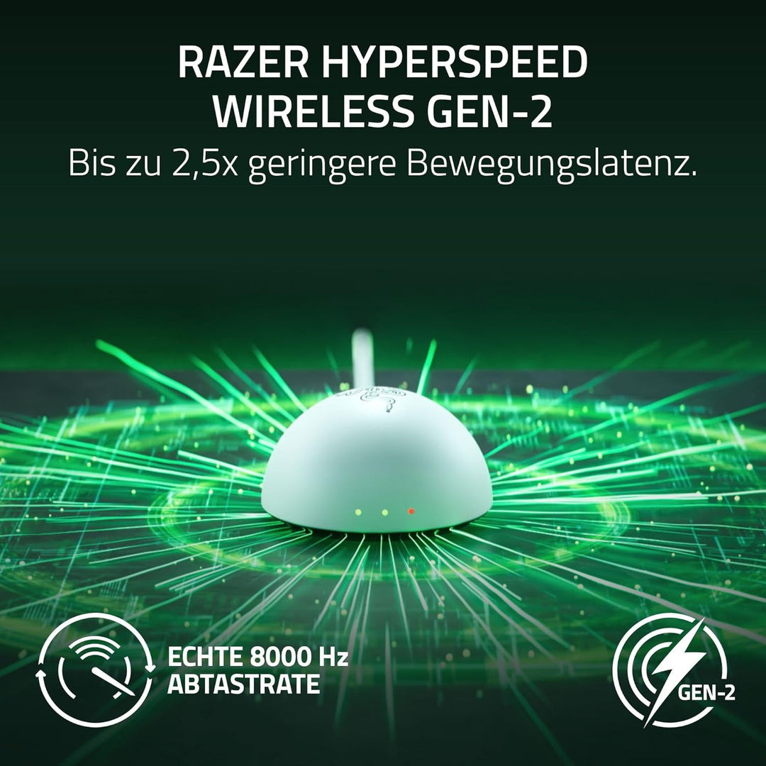 Razer Viper V4 Pro - kabellose symmetrische E-Sport-Gaming-Maus - Ultraleicht 50g - HyperSpeed Gen-2