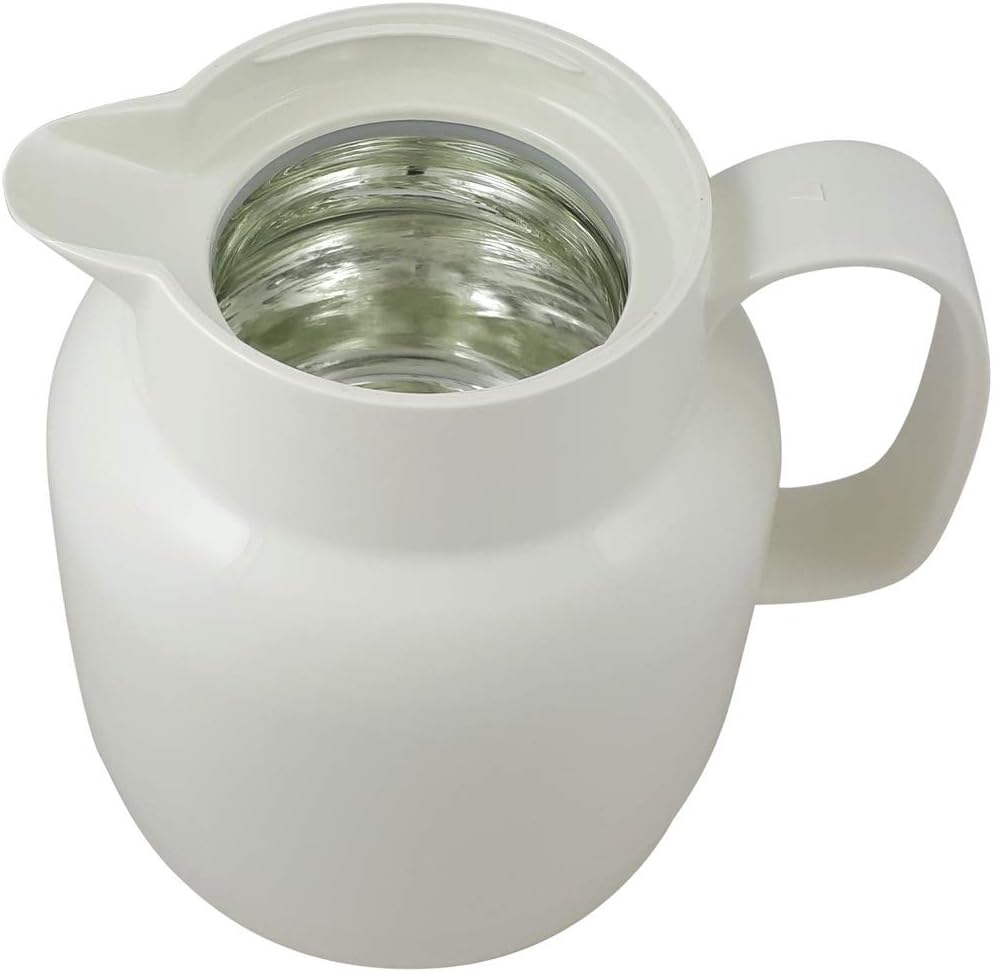 Helios Mondo Kunststoff-Isolierkanne, weiss, 1,3 Liter 1,3 Liter Weiss, 1,3 Liter Weiss