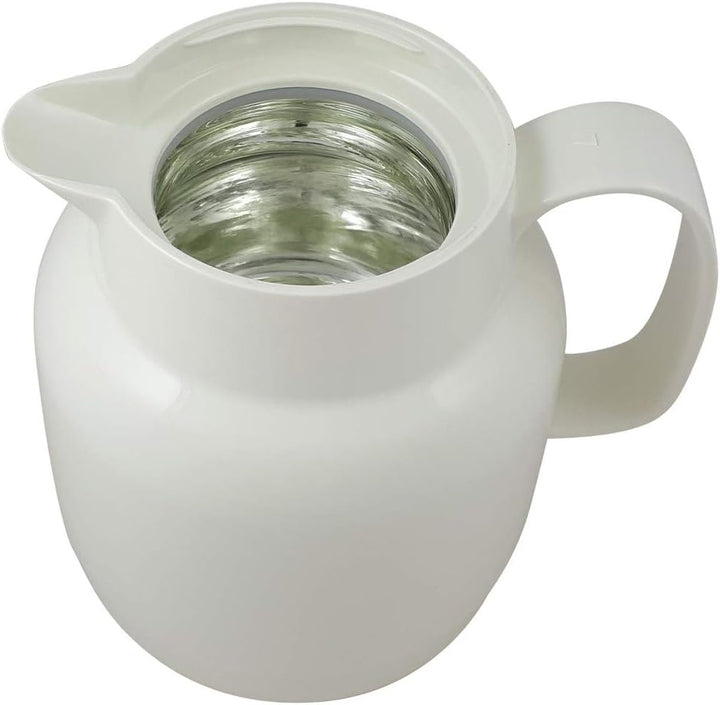 Helios Mondo Kunststoff-Isolierkanne, weiss, 1,3 Liter 1,3 Liter Weiss, 1,3 Liter Weiss