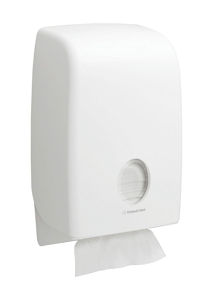 Aquarius Spender für Papierhandtücher 6945 – 1 x Papierhandtuchspender, weiss, Papierhandtuchspender