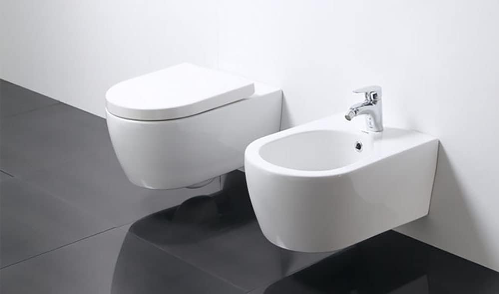 NEG Hänge-Bidet Uno11B mit Nano-Beschichtung passend zu Hänge-WC Uno11