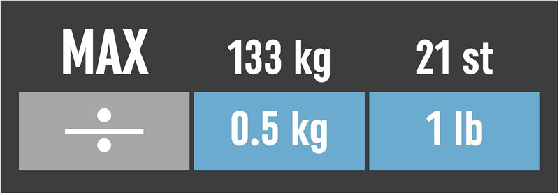 Salter 484 SBFEU16 mechanische Körperwaage mit Lupe - Badezimmerwaage, maximal 133kg, kompaktes Pers