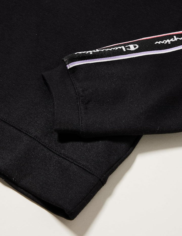 Champion Mädchen Kapuzenpullover 7-8 Jahre Schwarz, 7-8 Jahre Schwarz