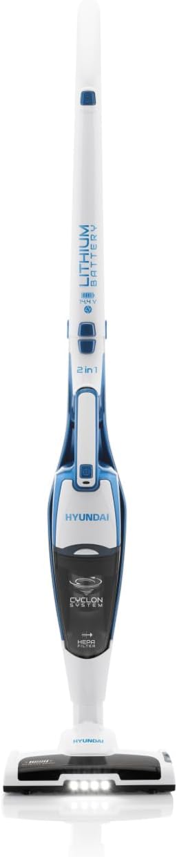 Hyundai VC 914 I Akkusauger 2 in 1 I Hand- und Stielstaubsauger I 14,4 V Lithium-Ionen-Akku I HEPA F