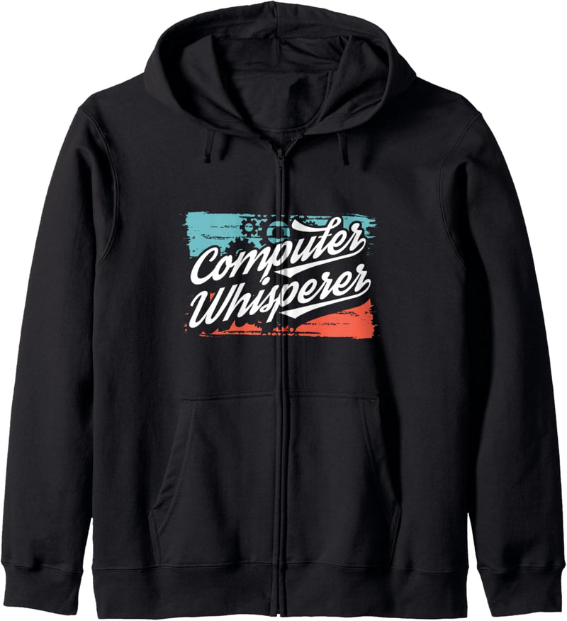 Computer Whisperer Programmer Coder Entwickler Geschenk Tee Kapuzenjacke