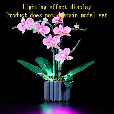 GEAMENT LED Licht-Set Kompatibel mit Lego Orchidee (Orchid) - Beleuchtungsset für Creator 10311 Baum