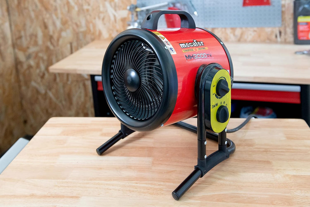 Mecafer mh3000vt Heizlüfter, 3000 W, Turbo, max. 40 m², MH3000VT