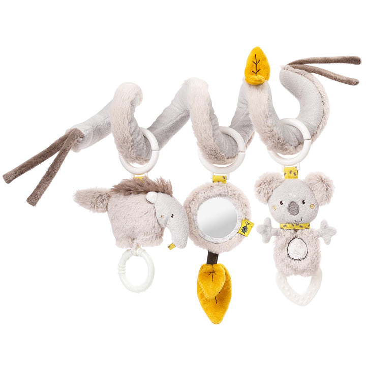 Fehn Activity Spirale Australia - Kinderwagen Spielzeug zum Fühlen und Greifen - Babyspielzeug für B