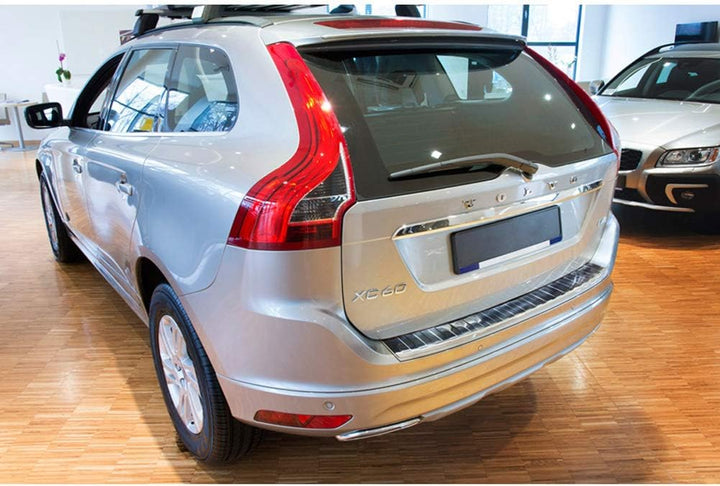 Avisa Edelstahl Heckstossstangenschutz kompatibel mit Volvo XC60 2013-2016 'Ribs'