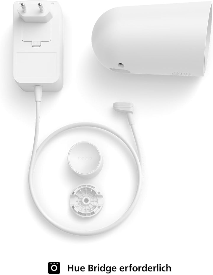 Philips Hue Secure batteriebetriebene Smart 1080p Home Sicherheitskamera, für drinnen oder draussen,
