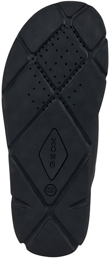 Geox Herren U Xand 2s Sandal 44 EU Schwarz, 44 EU Schwarz
