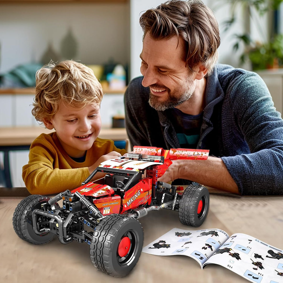 Mould King 18019B Technik Geländewagen Modellbaustein, 708 Teile Ferngesteuerter All Terrain Fahrzeu
