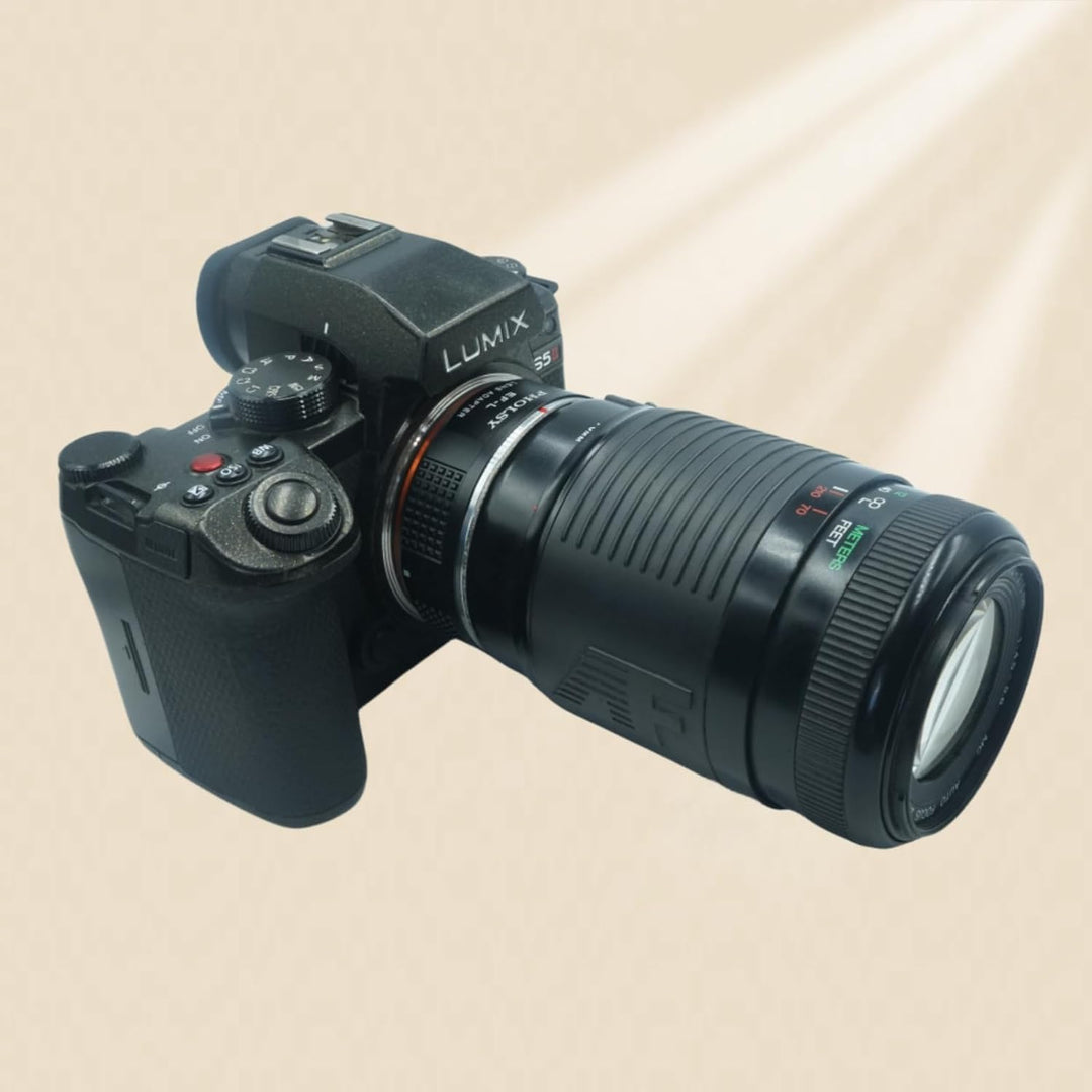 PHOLSY Objektivadapter Manueller Fokus Kompatibel mit Canon EOS EF EF-S Objektiv und L Mount Kamerag