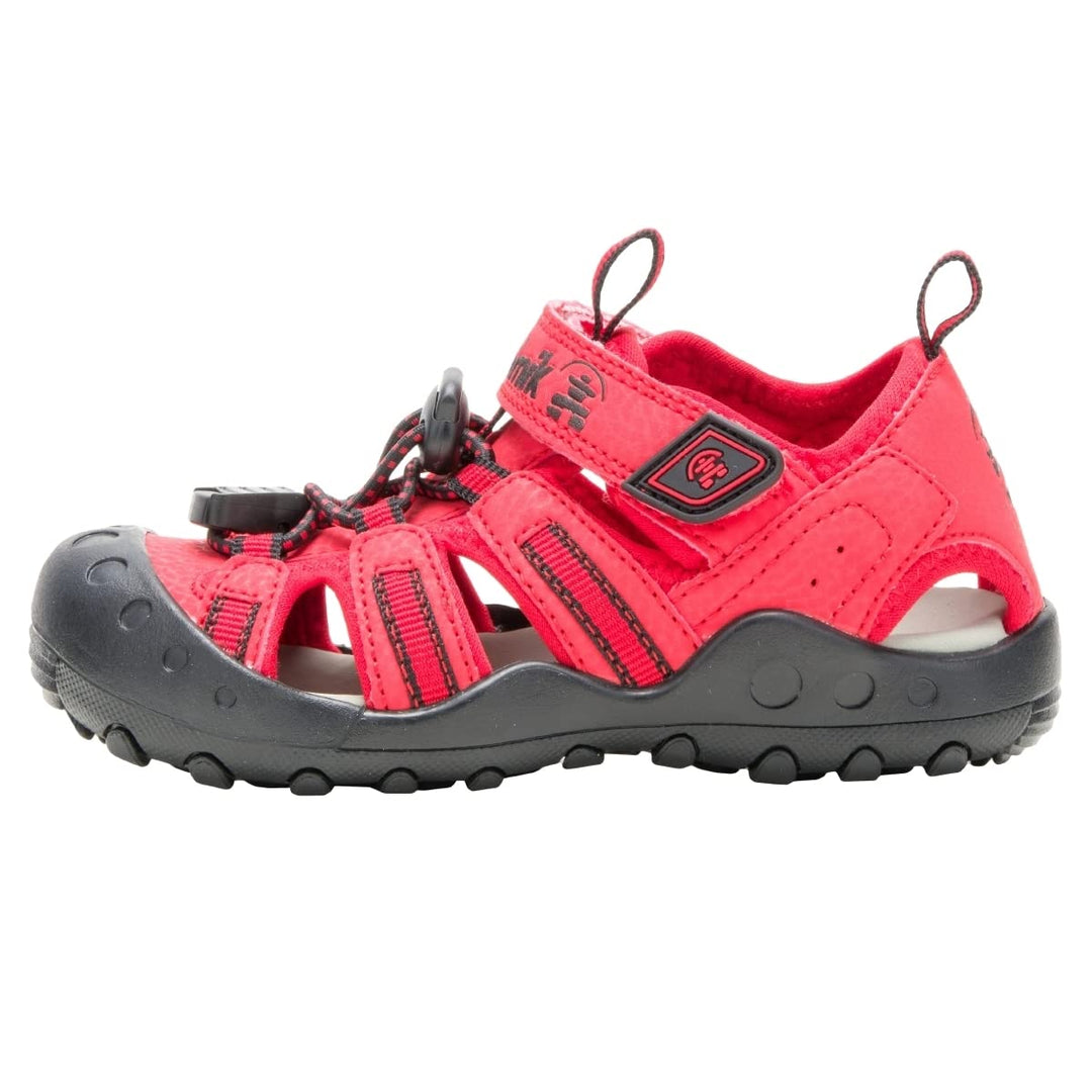 Kamik Unisex Kinder Crab Flache Sandale 16 EU Rot, 16 EU Rot