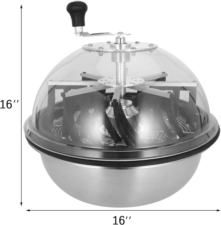 Mi hogar 16 Zoll Blatt Bowl Trimmer Maschine Twisted Spin Cut für Pflanze Knospe und Blume mit verbe