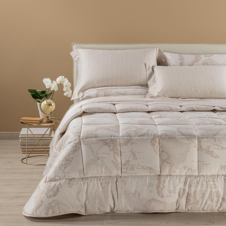 Alviero Martini Steppdecke für Doppelbett, Weiss