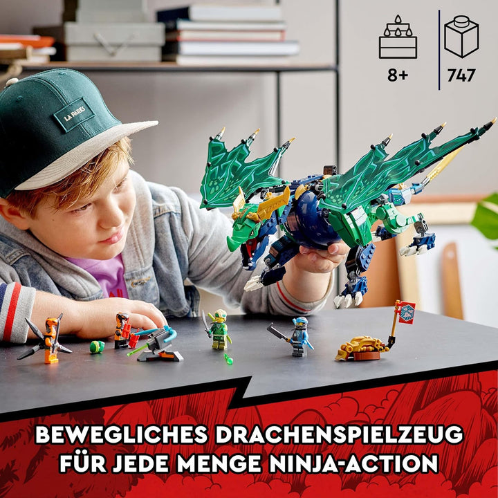LEGO 71766 NINJAGO Lloyds legendärer Drache, Spielzeug für Jungen und Mädchen ab 8 Jahren mit Drache