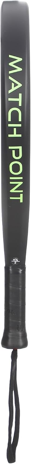 Wilson Match Point Padel Blk/Lime 2 Padelschläger 388g Unisex schwarz