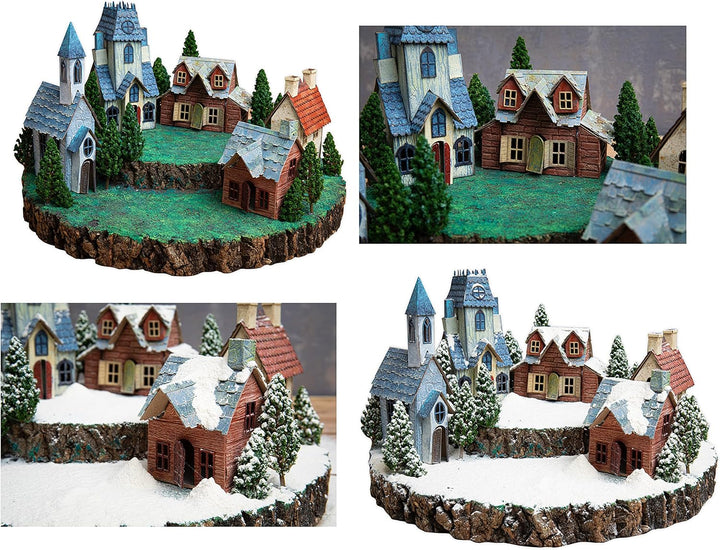 Tim Holtz Sizzix Village Collection Thinlits Stanzschablonen, Set mit 87 Stanzformen (665564) plus 3