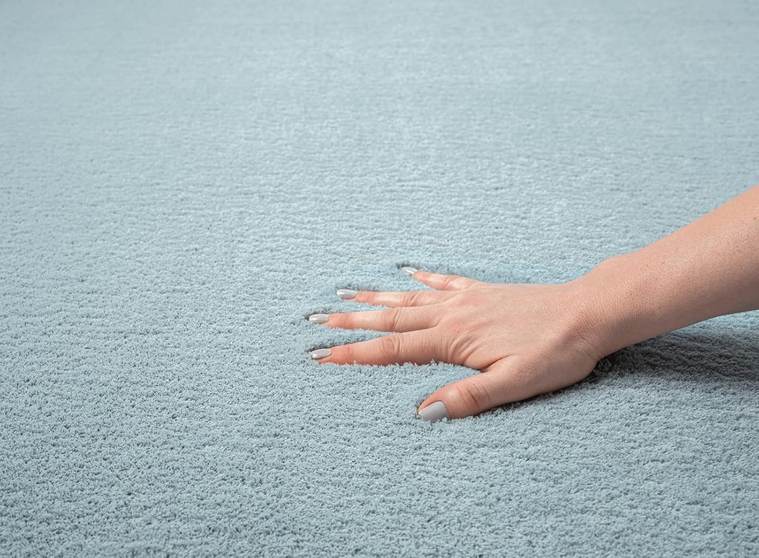 the carpet Relax – Superweiches Badezimmerteppich, Flauschige Badematte in Felloptik, rutschfest & W