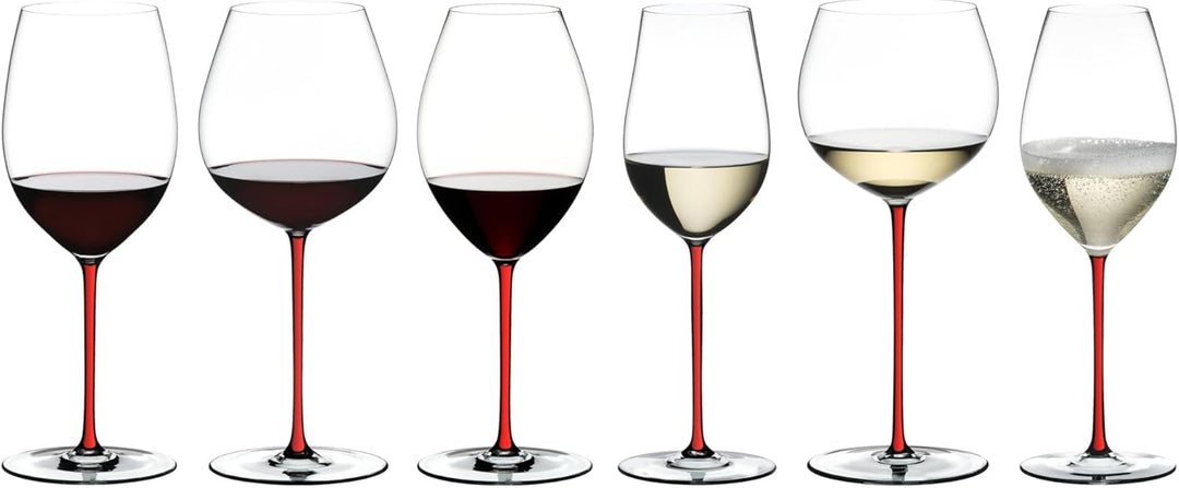 Riedel Fatto A Mano Riesling/Zinfandel Weinglas, rot Riesling Rot, Riesling Rot