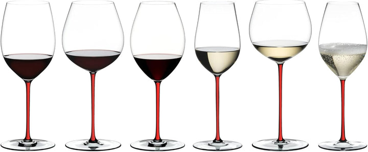 Riedel Fatto A Mano Riesling/Zinfandel Weinglas, rot Riesling Rot, Riesling Rot