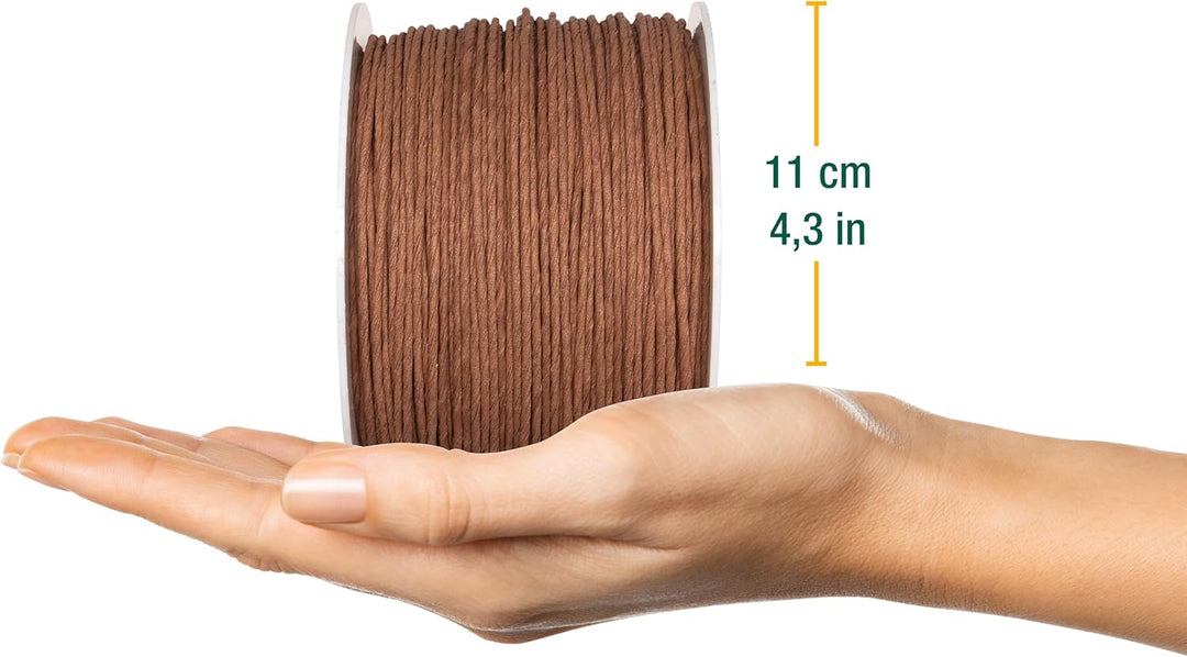 Halbach Seidenbänder Papierdraht aus Recyclingpapier mit draht - Breite 2mm Länge 100m - Papierkorde