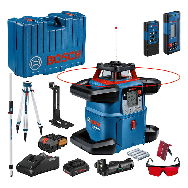Bosch Rotationslaser GRL 600 CHV + Stativ BT 170 HD + Messlatte GR 240