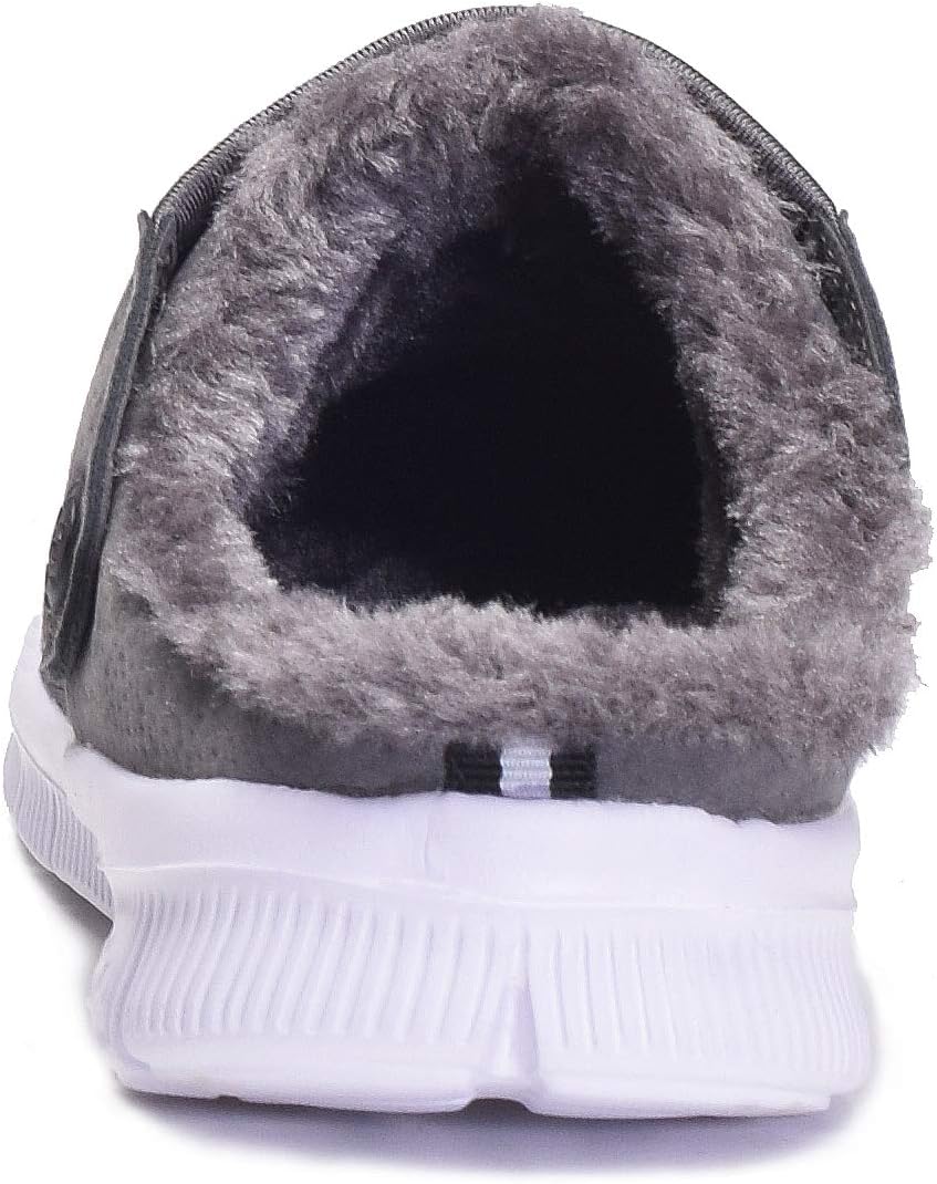 Clogs Hausschuhe Herren Damen Winter Gartenschuhe Haus Pantoffeln Warme Plüsch Gefüttert Gartenclogs