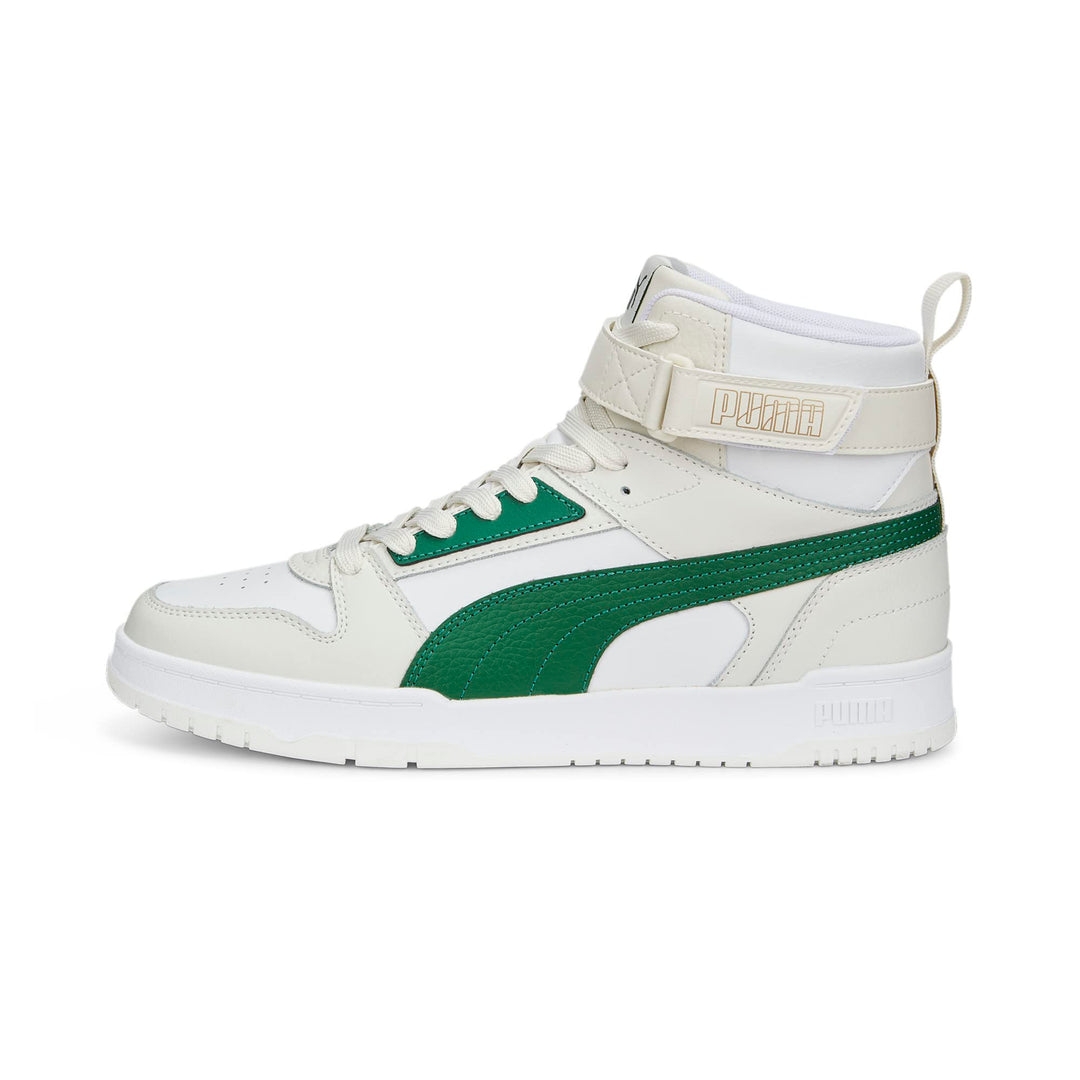 PUMA Herren Rbd Game Sneaker 39 EU Puma White Vine Vapor Gray Puma Gold, 39 EU Puma White Vine Vapor