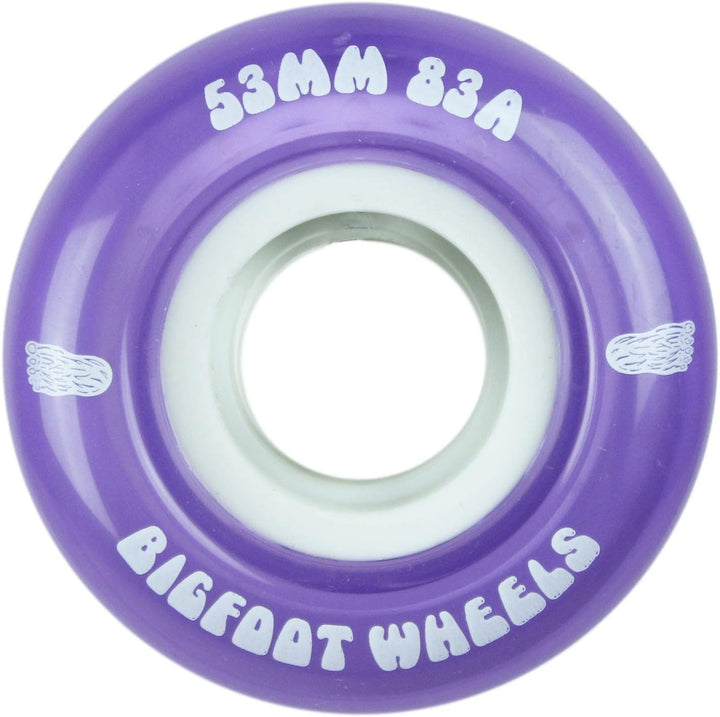 Bigfoot Wheels Cruisers Bigfoot Skateboard, 53 mm, 83 A, weiche Cruiser-Filmer-Räder, 53mm Violett