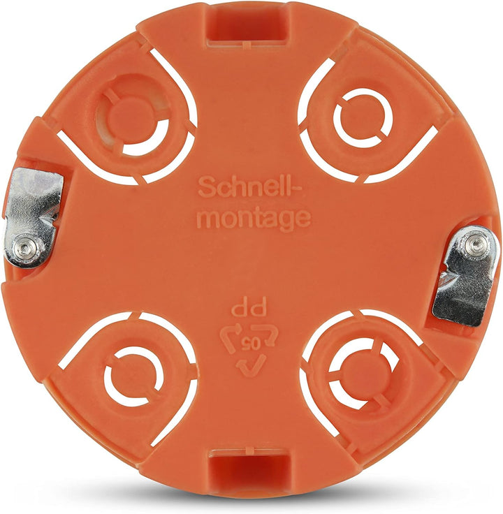 REV 0518342777 Hohlraumdose, Hohlwanddosen 25 St., Ø68mm, 35mm tief, Schrauben, orange 35 mm tief 25