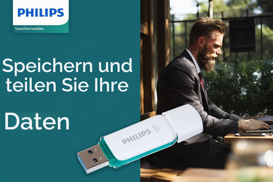 Philips USB 3.0 Flash-Laufwerk 256GB Snow Edition 100MB s FM25FD75B 00 Weiss 256 GB, 256 GB