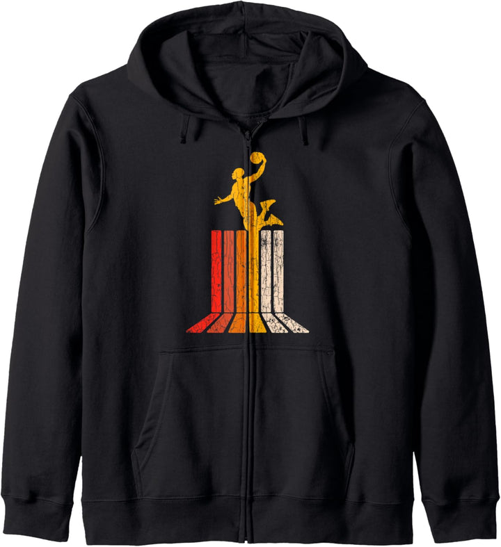 Vintage Retro Basketball-Spieler Geschenk idee Basketball Kapuzenjacke