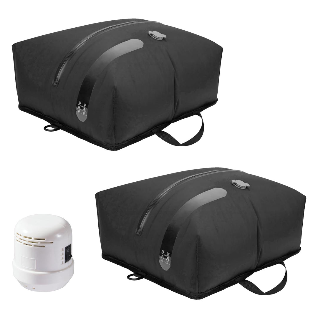 2er Pack Vakuumbeutel TPU, Kompressionsbeutel mit Ventil für Pumpe oder manuelles Zusammendrücken, a