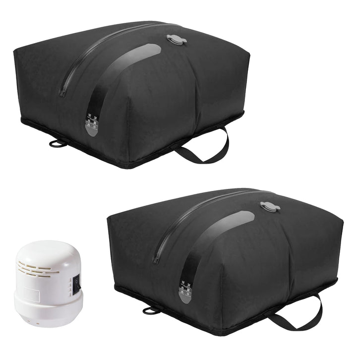 2er Pack Vakuumbeutel TPU, Kompressionsbeutel mit Ventil für Pumpe oder manuelles Zusammendrücken, a