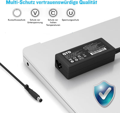 QYD 45W 65W Ersatz Netzteil Notebook Ladegerät für HP N17908 V85 613153-001 6715B 6735B 6735S Eliteb