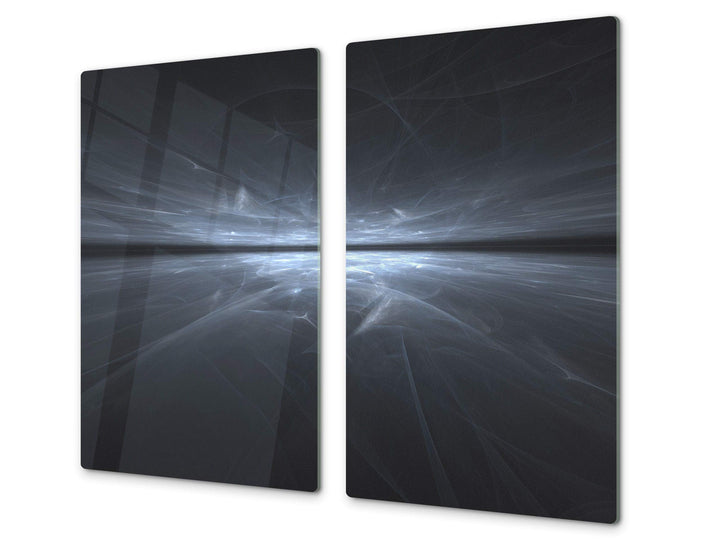 Schneidbrett aus Hartglas und schützende Arbeitsoberfläche – Schneideplatten SINGLE mit 60 x 52 cm u