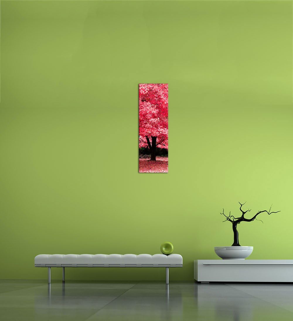 Bilderdepot24 Bild auf Leinwand | Herbst Abstrakt in 30x90 cm als Panorama Wandbild | Wand-deko Deko