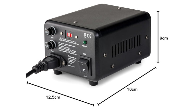 Bronson++ TI 200 110 Volt USA Spannungswandler Ringkern-Transformator 200 Watt - In: 110V oder 220V