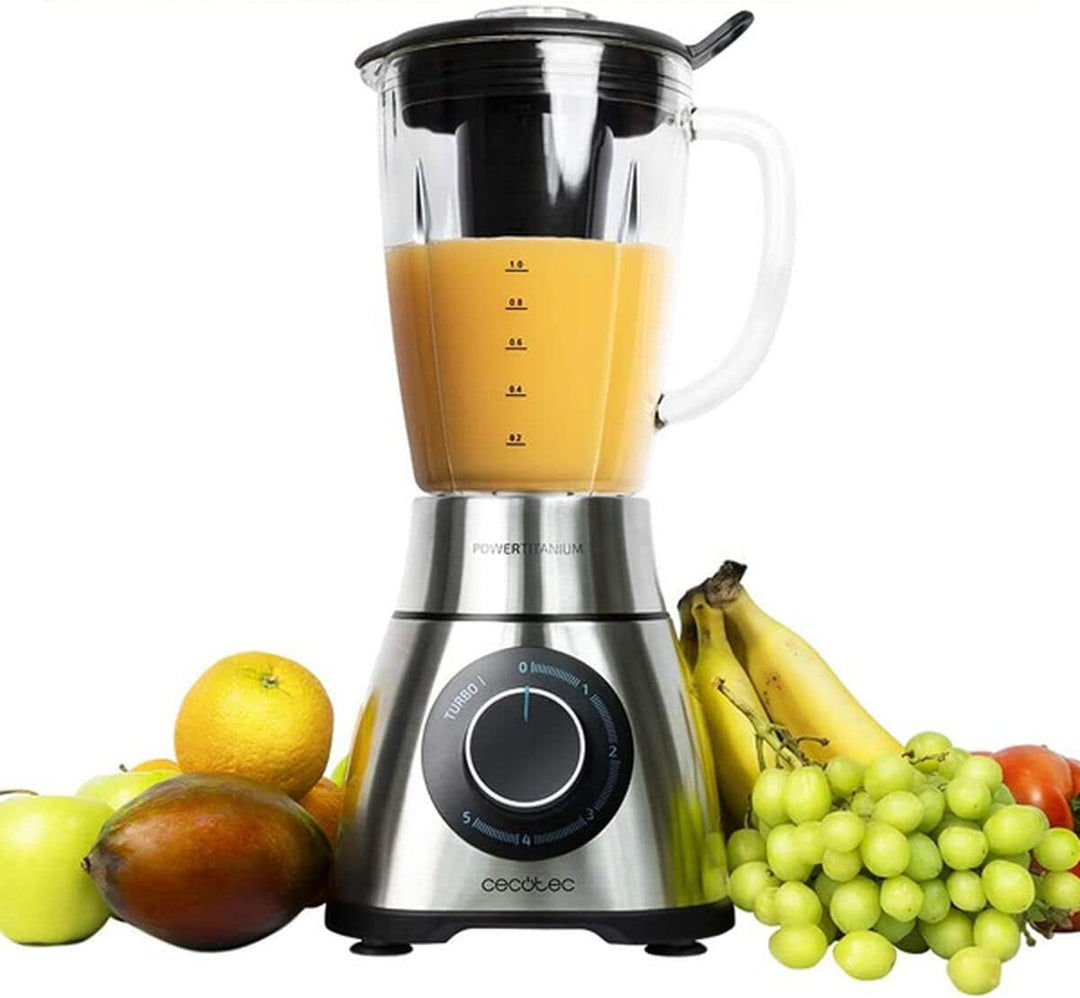 Cecotec 4140 Standmixer Power Black Titanium 1300 PerfectMix