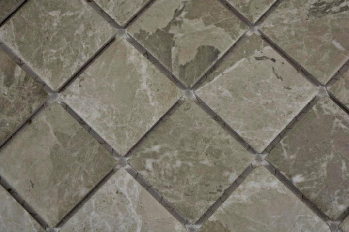 Keramikmosaik Keramik Mosaik Mosaikfliese Keramik Steinoptik sandbraun Wandverkleidung Küchenfliese