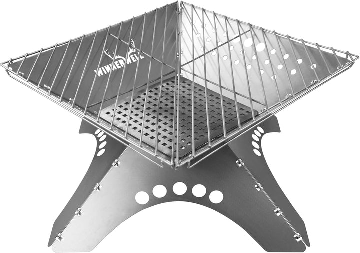Winnerwell Flatfold Feuerstelle - XL | Portable Edelstahl Feuer Pan