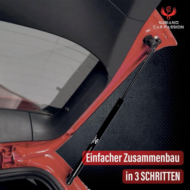 Gasdruckfeder Heckklappe kompatibel mit Fiat Punto 3-Türer II Baureihe (188) ab 1999 Heckklappendämp