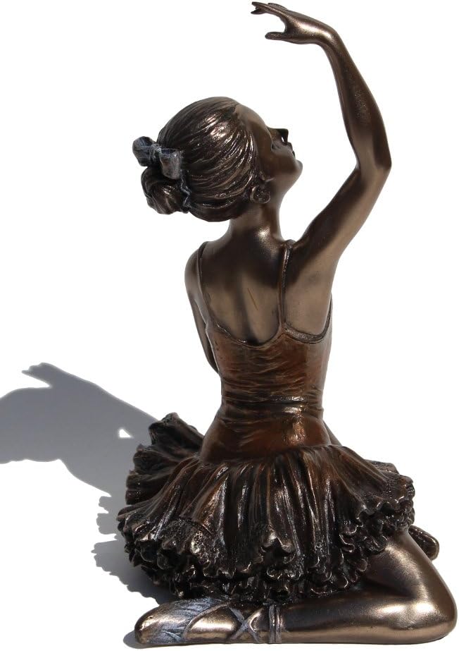 Ballerina – Warming Up Bronzefigur, 13 cm