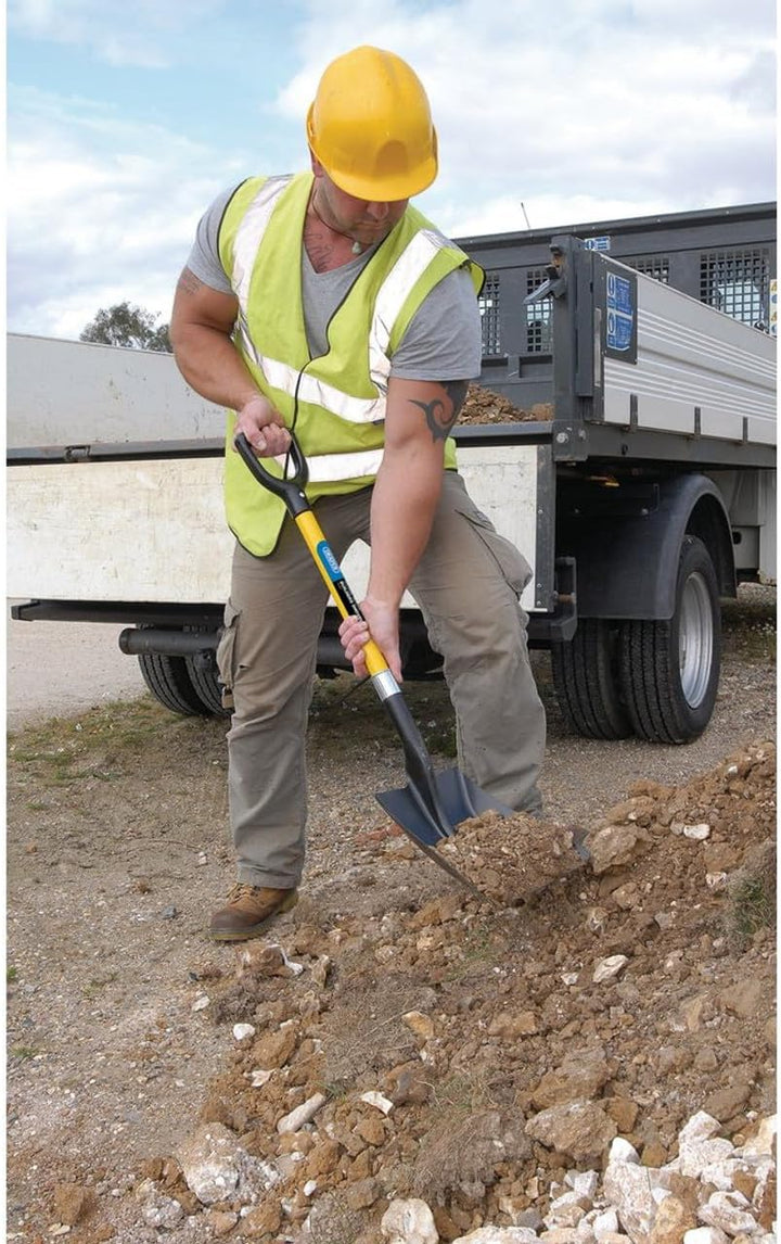 Draper 57567 Square-Mouth Shovel with Fibreglass Handle Quadratischer Mund, Quadratischer Mund