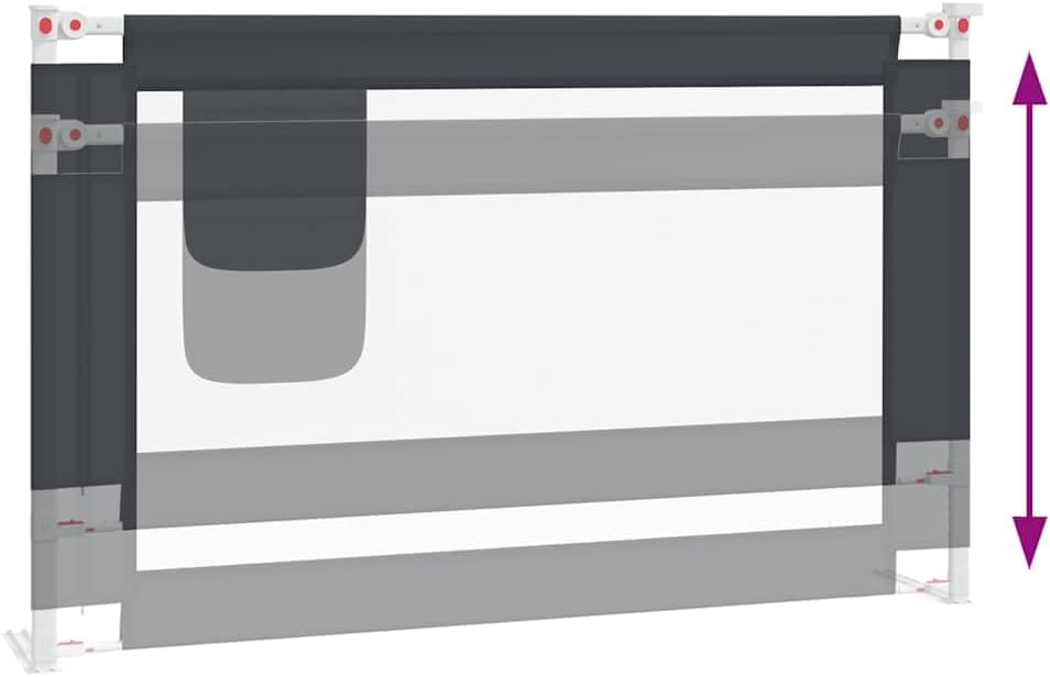 vidaXL Kleinkind Bettschutzgitter Bettgitter Kinderbettgitter Babybettgitter Gitter Kinderbett Babyb